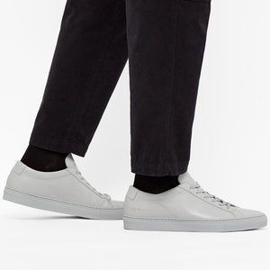 Common Projects Achilles Low Top Light Grey Sz 42